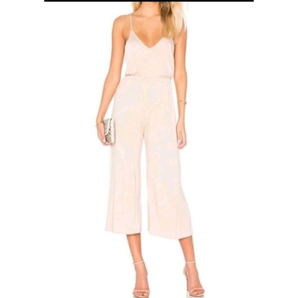 NWT Ladies Clayton Hayden Bare Wide Leg Ankle Jumpsuit Size M